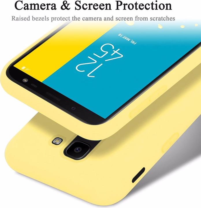 Immagine prodotto Cadorabo Copertura della cassa del silicone liquido TPU (Samsung Galaxy J6 (2018))