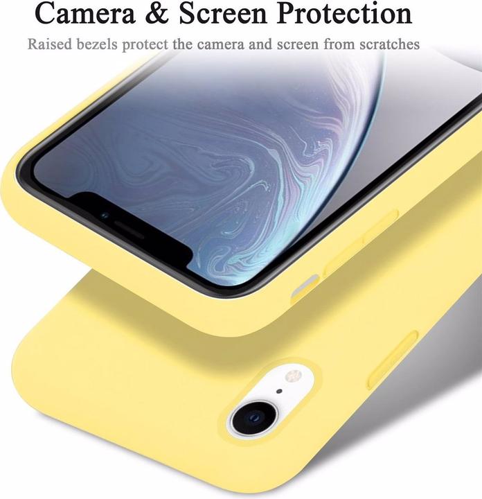 Actual product image Cadorabo TPU Liquid Silicone Case Cover (Apple iPhone XR)