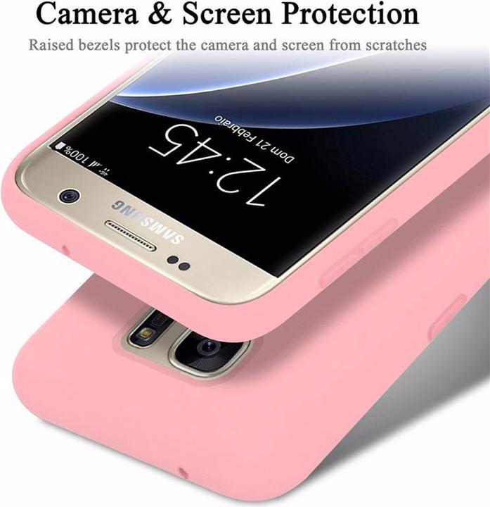 Immagine prodotto Cadorabo Copertura della cassa del silicone liquido TPU (Samsung Galaxy S7)