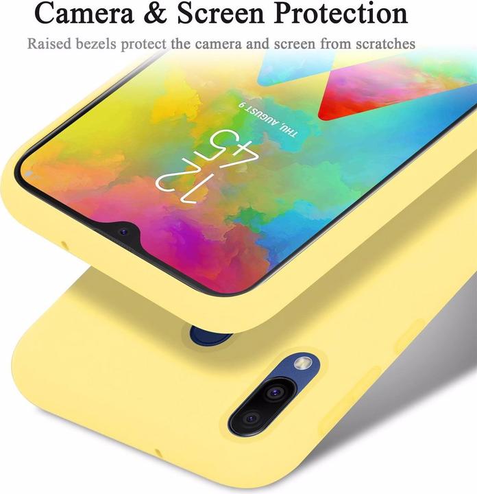 Actual product image Cadorabo TPU Liquid Silicone Case Cover (Samsung Galaxy M20)