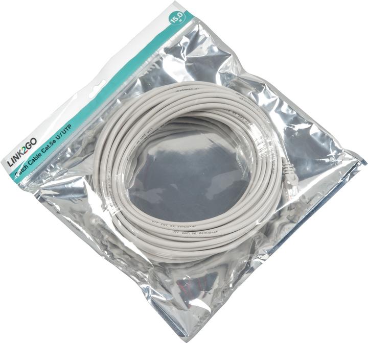 Actual product image Link2Go Network cable (UTP, CAT5e, 15 m)