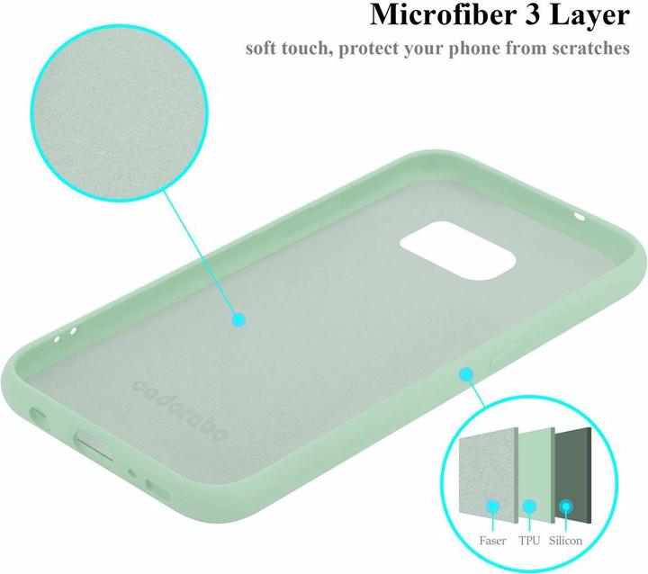Actual product image Cadorabo TPU Liquid Silicone Case Cover (Samsung Galaxy S7)