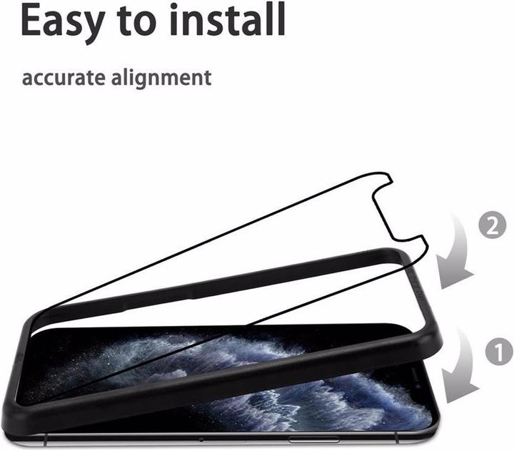 Image du produit Cadorabo Verre de protection d'écran plein écran avec aide au montage (3 pièce(s), Apple iPhone 11 Pro Max)