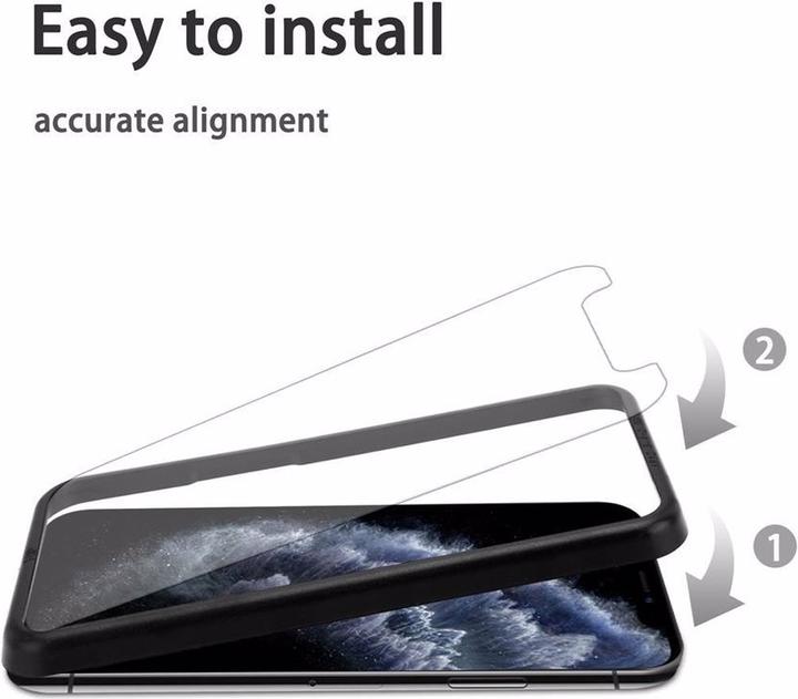 Productafbeelding Cadorabo Schermbeschermend glas met installatiehulp (3 Stuk, Apple iPhone 11)