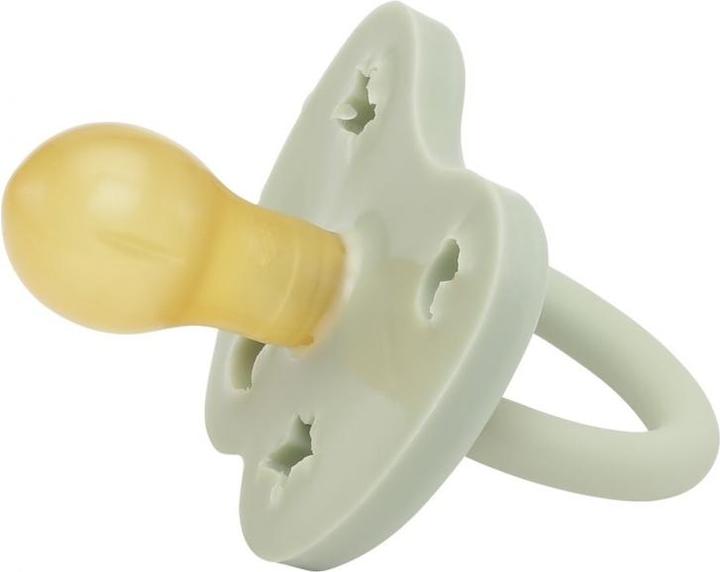 Actual product image Hevea Natural rubber dummy - star & moon, round (from 3 months), Nordic