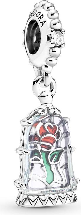 Image du produit Pandora Disney la Belle et la Bête a enchanté Rose (Argent 925, Émail)