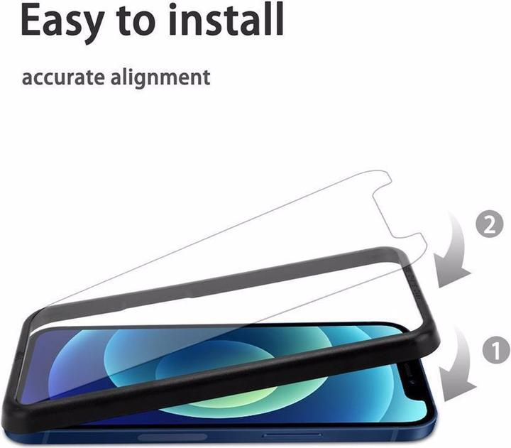 Productafbeelding Cadorabo Schermbeschermend glas met installatiehulp (3 Stuk, Apple iPhone 12 Pro Max)