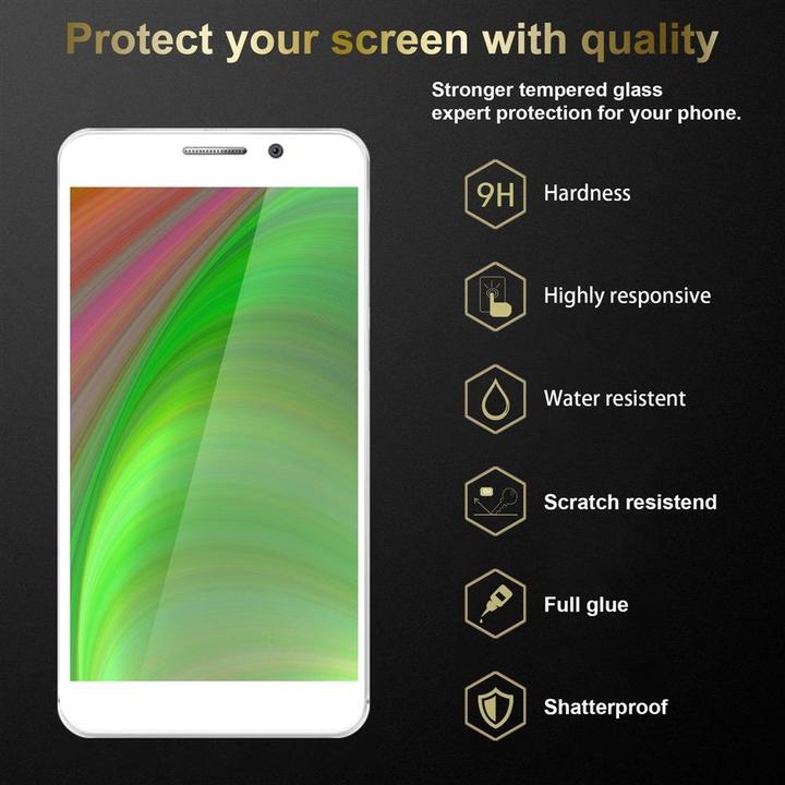 Actual product image Cadorabo Full screen display protection glass (1 Piece, Fee 6A)