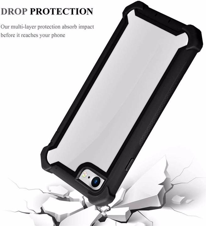 Immagine prodotto Cadorabo Copertura acrilica ibrida 2 in 1 (Apple iPhone SE (seconda generazione), Apple iPhone 7)