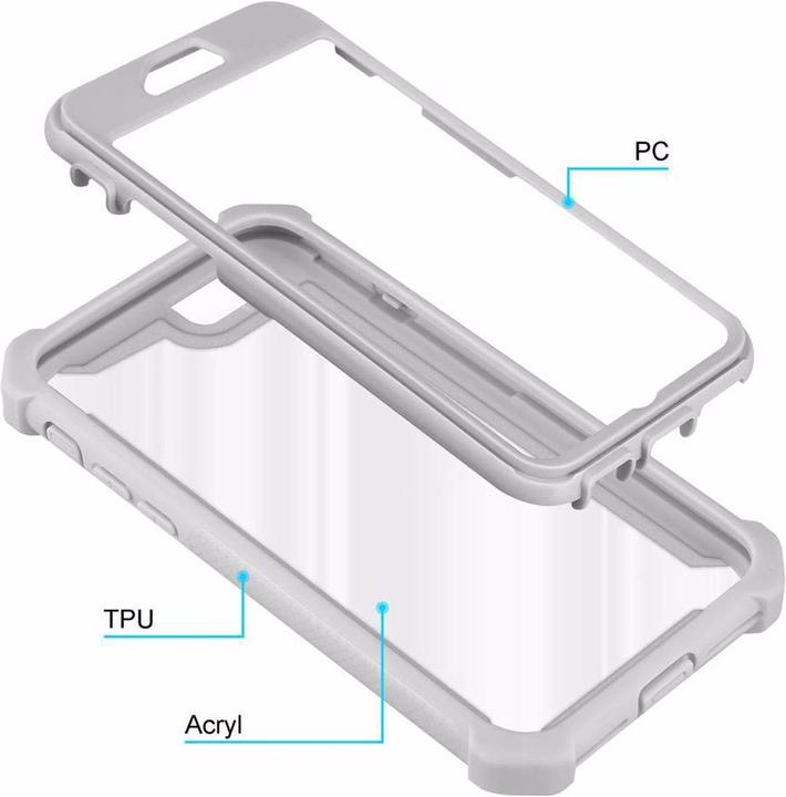 Produktbild Cadorabo Hybrid 2-in-1 Acrylic Cover (Apple iPhone 7, Apple iPhone SE (2nd Gen))
