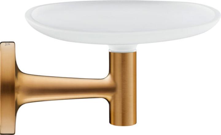 Brushed bronze, Mat white