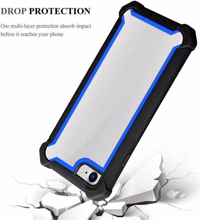 Actual product image Cadorabo Hybrid 2-in-1 Acrylic Cover (Apple iPhone 7, Apple iPhone SE (2nd Gen))