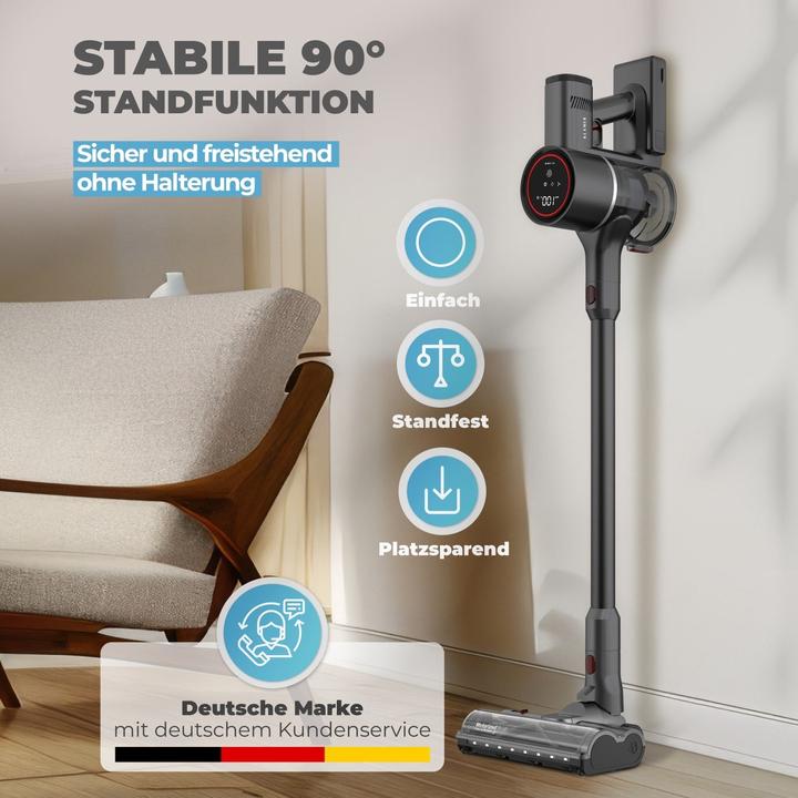 Immagine prodotto KLAMER Aspirapolvere senza fili, aspirapolvere senza fili da 500 Watt, aspirapolvere portatile flessibile