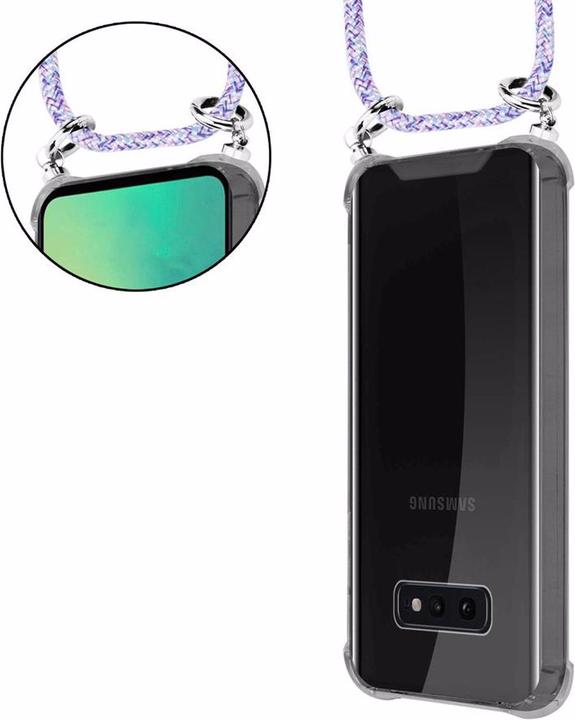 Produktbild Cadorabo TPU Handy Kette SILBER Cover