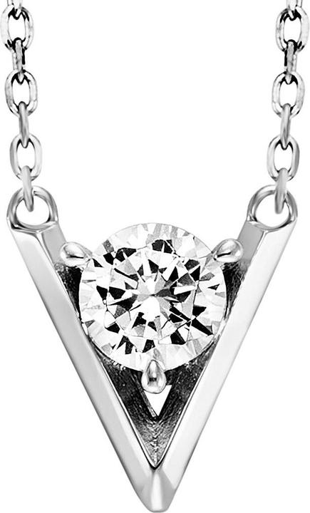 Actual product image Julie Julsen Halskette mit Anhänger Triangle (Silver 925)