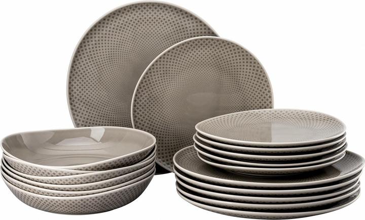 Produktbild Rosenthal Junto - Pearl Grey - Set 18-tlg. mit Tellern (18 Stück)