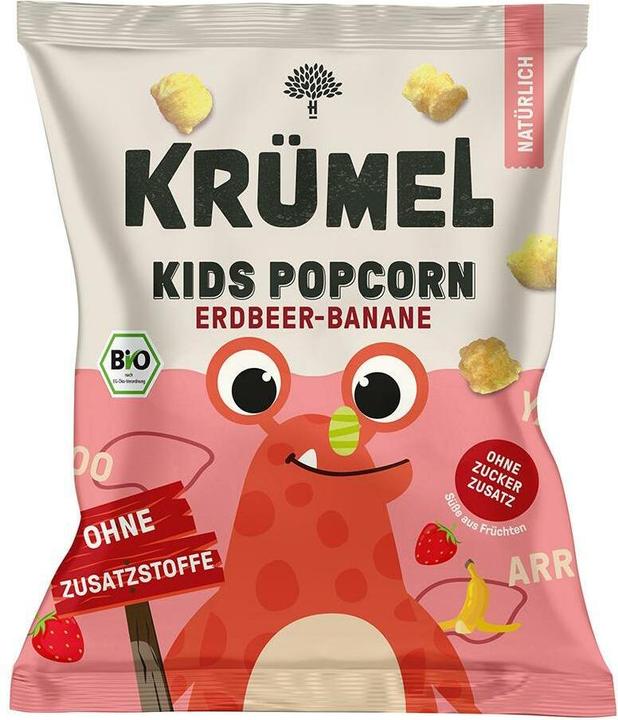 Produktbild Krümel Kids Popcorn Erdbeer-Banane Bio (20 g)