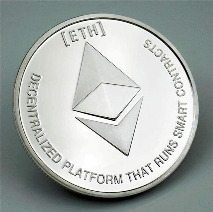 Immagine prodotto Crypto Novelty Moneta di criptovaluta Ethereum, souvenir e articolo di moda