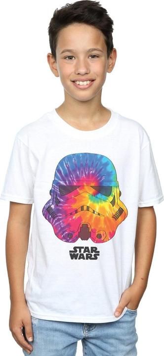 Actual product image Star Wars Boys Stormtrooper Saturn Helmet T-Shirt (140, 146)