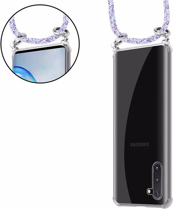 Produktbild Cadorabo TPU Handy Kette SILBER Cover
