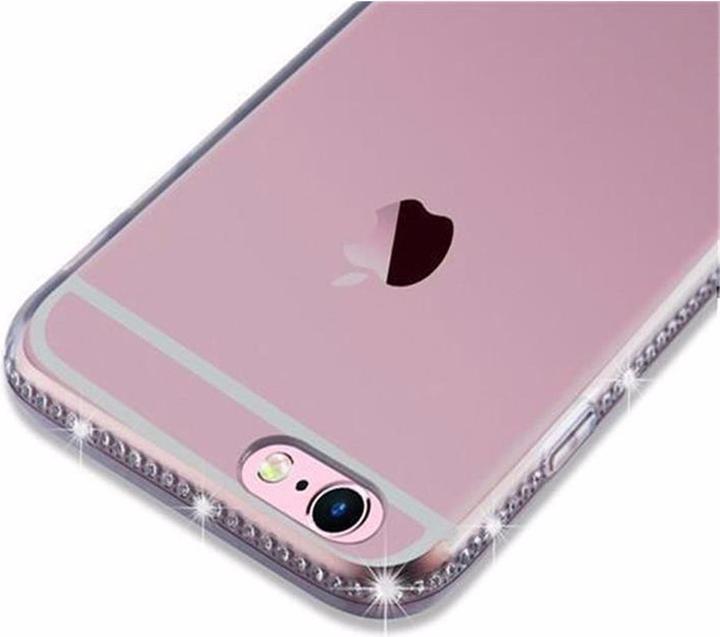 Produktbild Cadorabo TPU Ultra Slim Strass Cover (Apple iPhone 6, Apple iPhone 6s)
