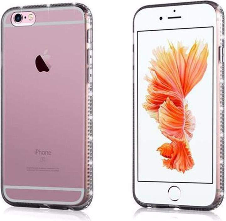 Produktbild Cadorabo TPU Ultra Slim Strass Cover (Apple iPhone 6, Apple iPhone 6s)