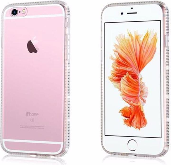 Produktbild Cadorabo TPU Ultra Slim Strass Cover (Apple iPhone 6, Apple iPhone 6s)
