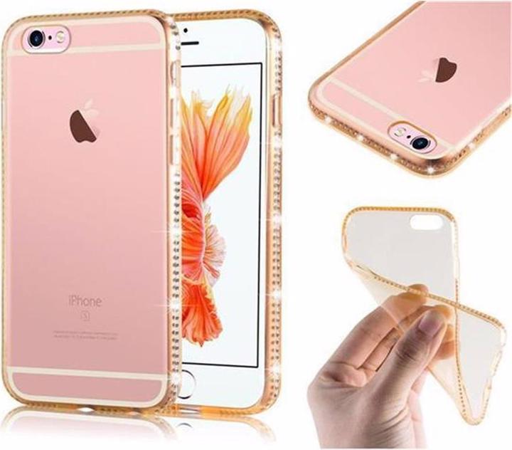 Produktbild Cadorabo TPU Ultra Slim Strass Cover (Apple iPhone 6)