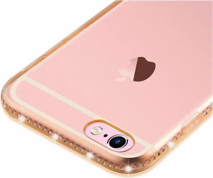 Produktbild Cadorabo TPU Ultra Slim Strass Cover (Apple iPhone 6)