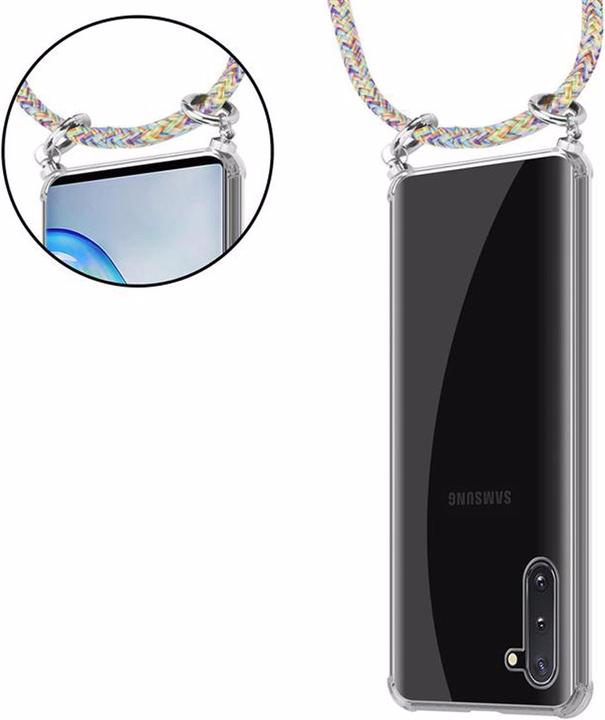 Produktbild Cadorabo TPU Handy Kette SILBER Cover