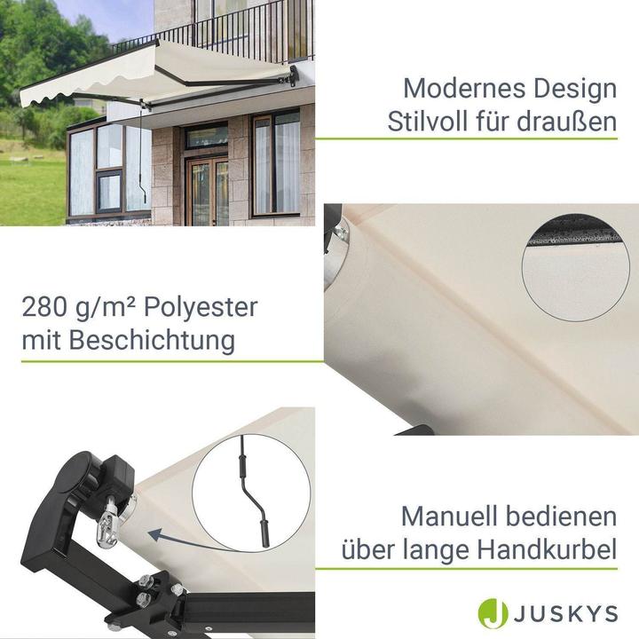 Actual product image Juskys Gelenkarmmarkise (4 m)