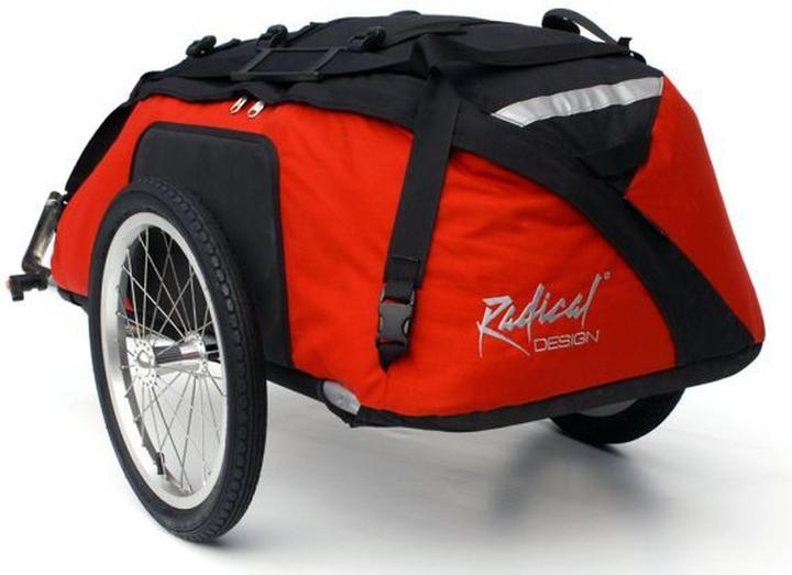 Radical Design Remorque pour vélo Cyclone Touring rouge