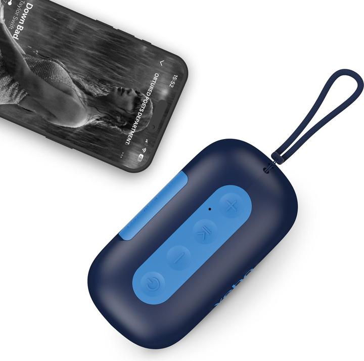Actual product image veho Mz-4 Portable Bluetooth Speaker-Blue