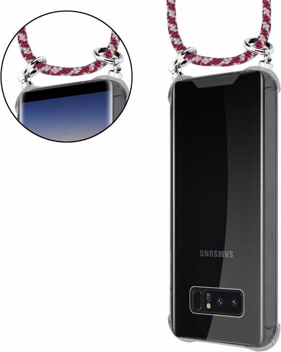 Produktbild Cadorabo TPU Handy Kette SILBER Cover