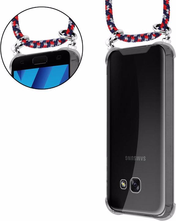 Produktbild Cadorabo TPU Handy Kette SILBER Cover