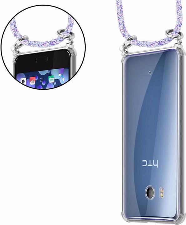 Produktbild Cadorabo TPU Handy Kette SILBER Cover