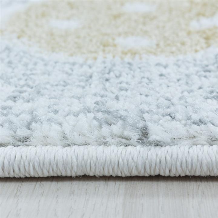 Actual product image Paco Home Children's rug Colourful clouds Stars Soft (160 x 230 cm)