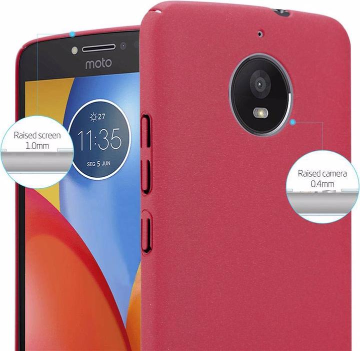 Image du produit Cadorabo Couverture rigide Frosty Cover (Motorola Moto E4)