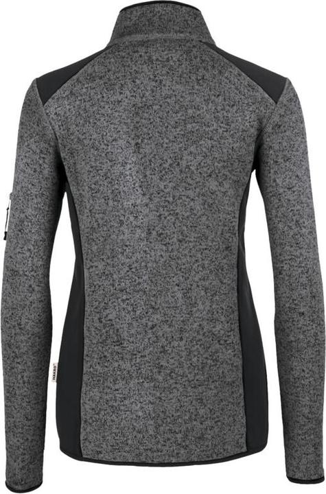 Actual product image Hakro Ladies fleece jacket Churchill anthracite mottled, size M (M)