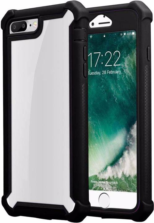 Actual product image Cadorabo Hybrid 2-in-1 Acrylic Cover (Apple iPhone 7 Plus, Apple iPhone 7s Plus)