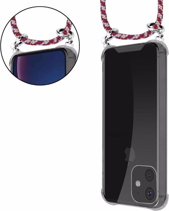 Produktbild Cadorabo TPU Handy Kette SILBER Cover