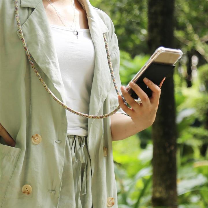 Produktbild Cadorabo TPU Handy Kette SILBER Cover