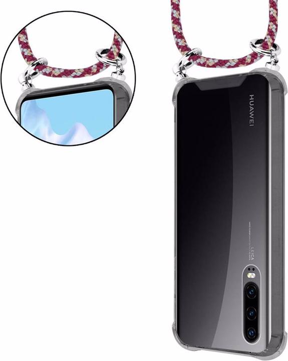 Produktbild Cadorabo TPU Handy Kette SILBER Cover