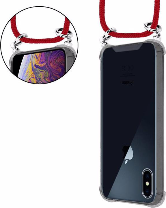 Produktbild Cadorabo TPU Handy Kette SILBER Cover