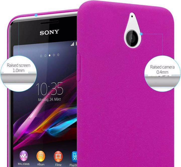 Productafbeelding Cadorabo Harde kaft Frosty Cover (Xperia E1)