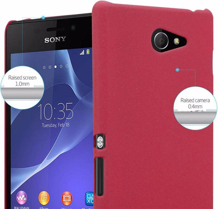 Actual product image Cadorabo Hard Cover Frosty Cover (Sony Xperia M2 Aqua, Sony Xperia M2)
