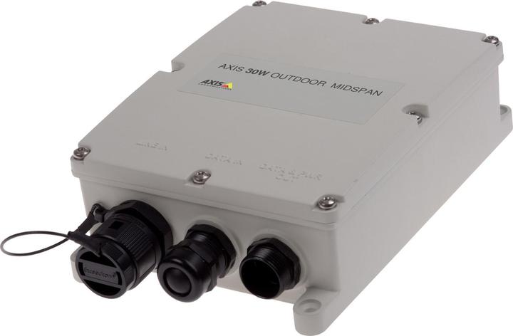 Axis PoE+ Injector 30W Outdoor Midspan (802.3af (PoE), 30 W)
