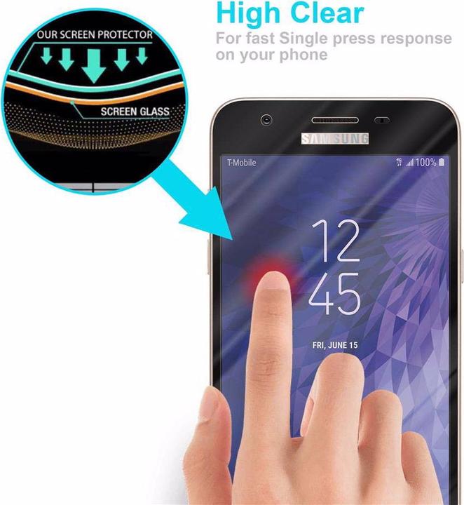 Image du produit Cadorabo Verre de protection d'écran plein écran (1 pièce(s), Samsung Galaxy J3 (2018))