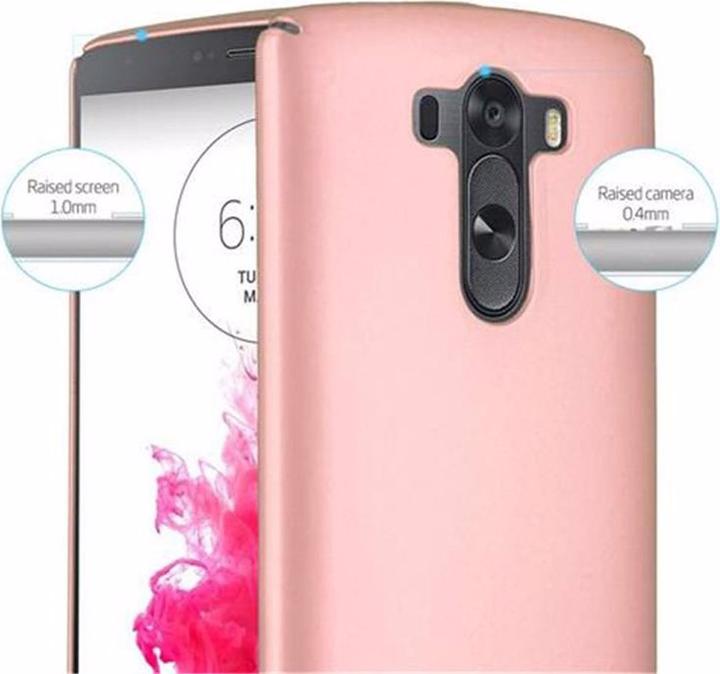 Produktbild Cadorabo Hard Cover Matt Metall Cover (LG G3)