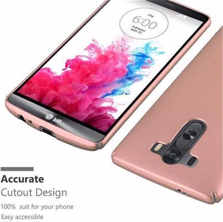 Produktbild Cadorabo Hard Cover Matt Metall Cover (LG G3)